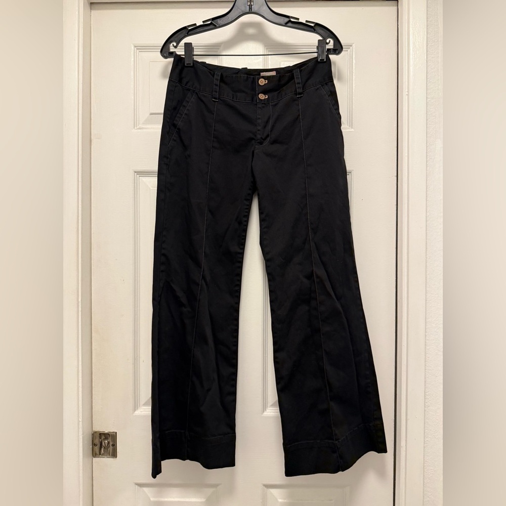 Burning Torch black wide-leg pants